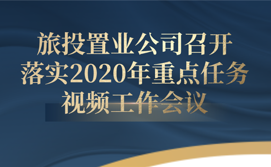 G22恒峰官网置业公司召开落实2020年重点任务视频工作会议