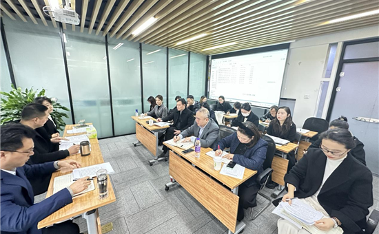 G22恒峰官网城乡建设公司召开开年收心会